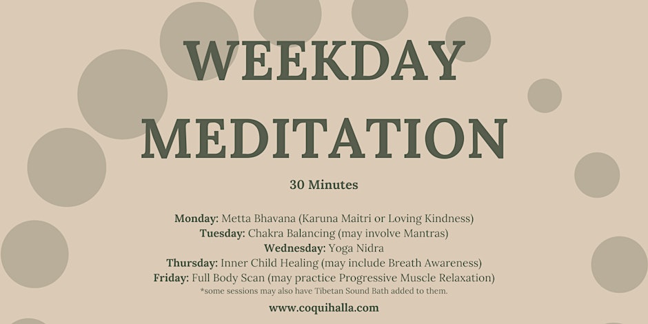 Weekday Meditation, Los Angeles, CA | Reflect, Prepare, Rejuvenate