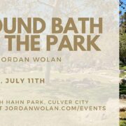 Serenity Sound Bath at the Park