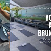 Yoga + Mimosa Brunch on the Rooftop