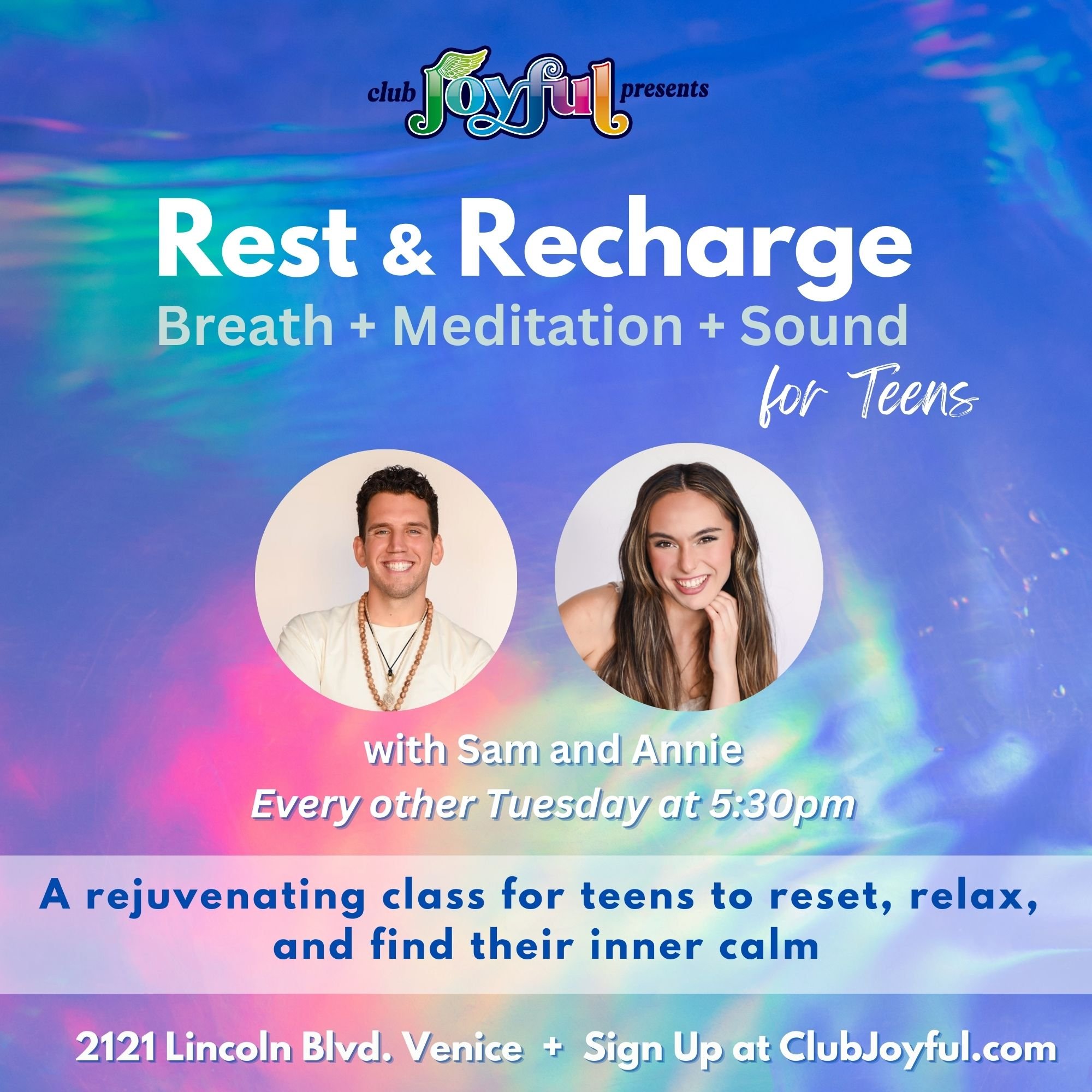 Rest & Recharge for Teens