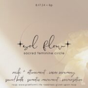 full moon sacred feminine circle