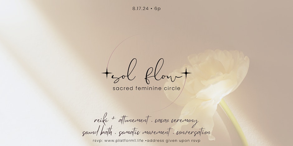 full moon sacred feminine circle