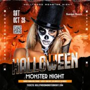 Halloween Monster Night at Sunset Room Hollywood