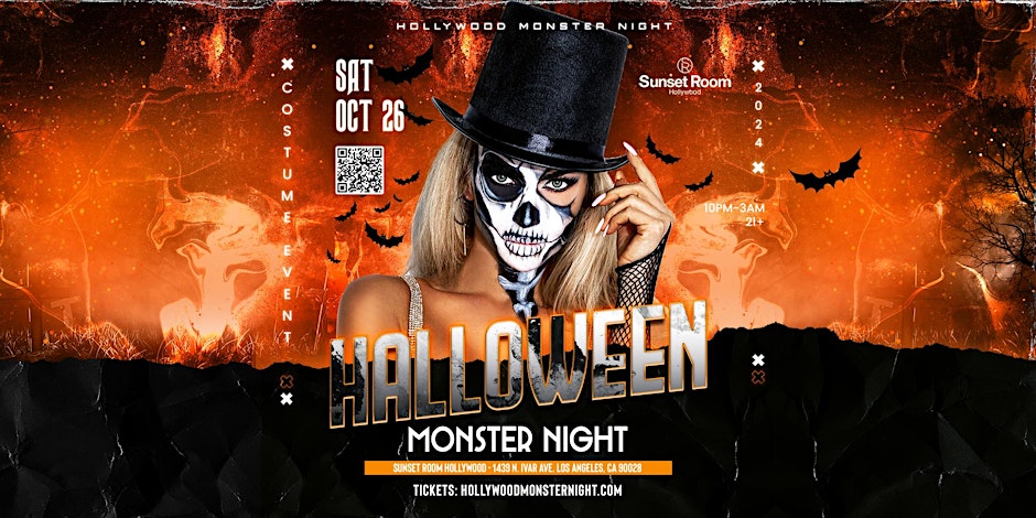 Halloween Monster Night at Sunset Room Hollywood