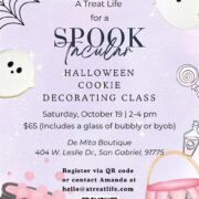 Spook-Tacular Halloween Cookie Decorating Class