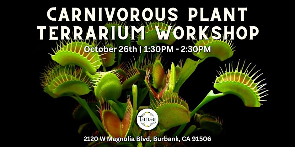 Carnivorous Plant Terrarium Workshop