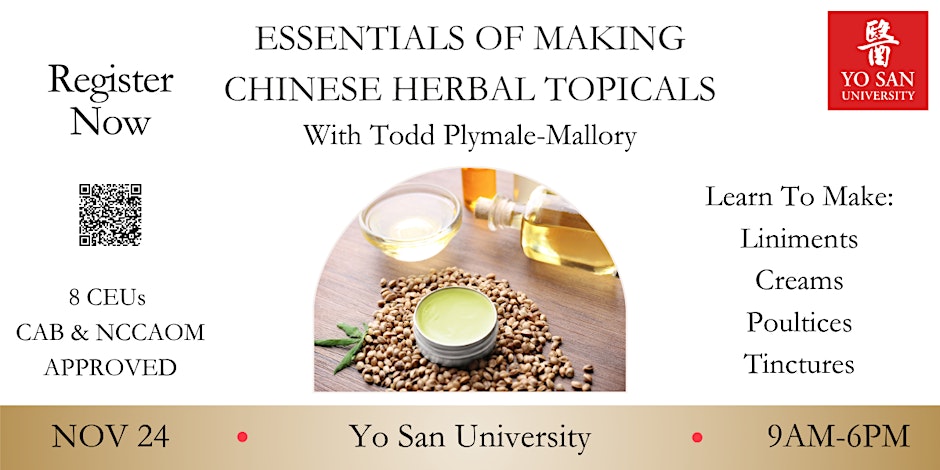 Essentials of Making Chinese Herbal Topicals