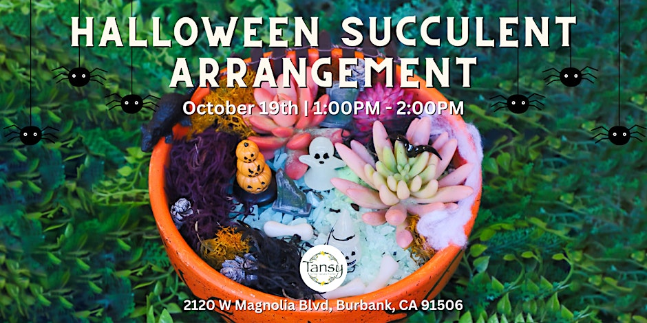 Halloween Succulent Arrangement Workshop