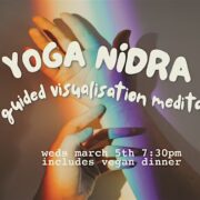 Yoga Nidra Guided Visualization Meditation + Vegan Dinner